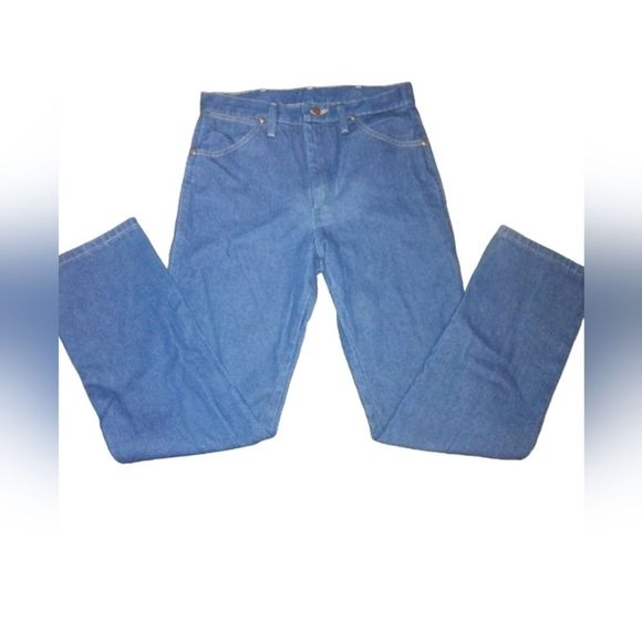 WRANGLER MENS SZ 30*32 STRAIGHT LEG JEANS - Picture 1 of 5